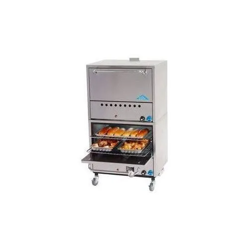 Comstock-Castle 2B19N Restaurant Type Double-Deck Gas Oven w/ 2 Standard Ovens, 50,000 BTU