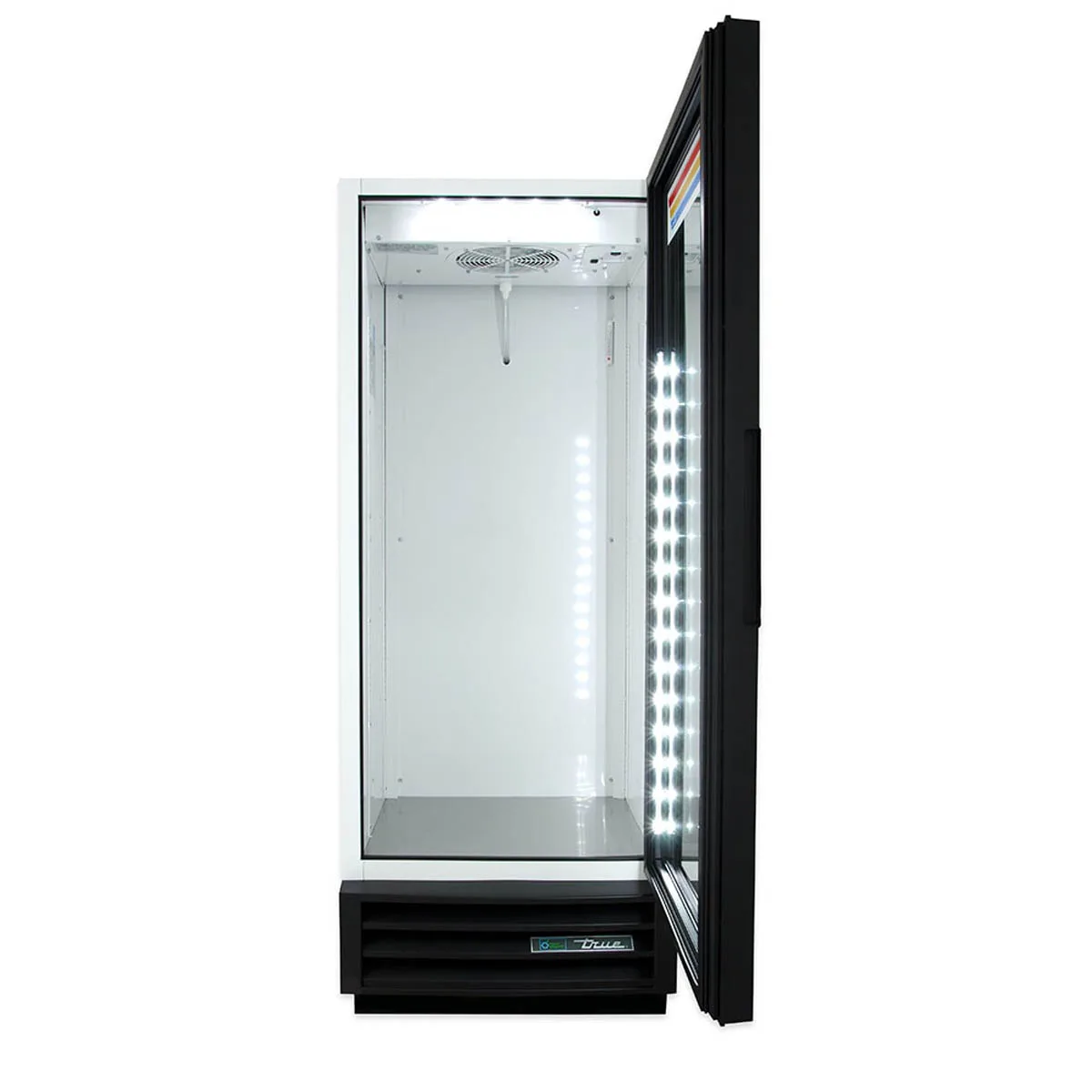 True GDM-12-HC~TSL01 24" 1-Section Glass Door Refrigerated Merchandiser in Black, 12 Cu. Ft.