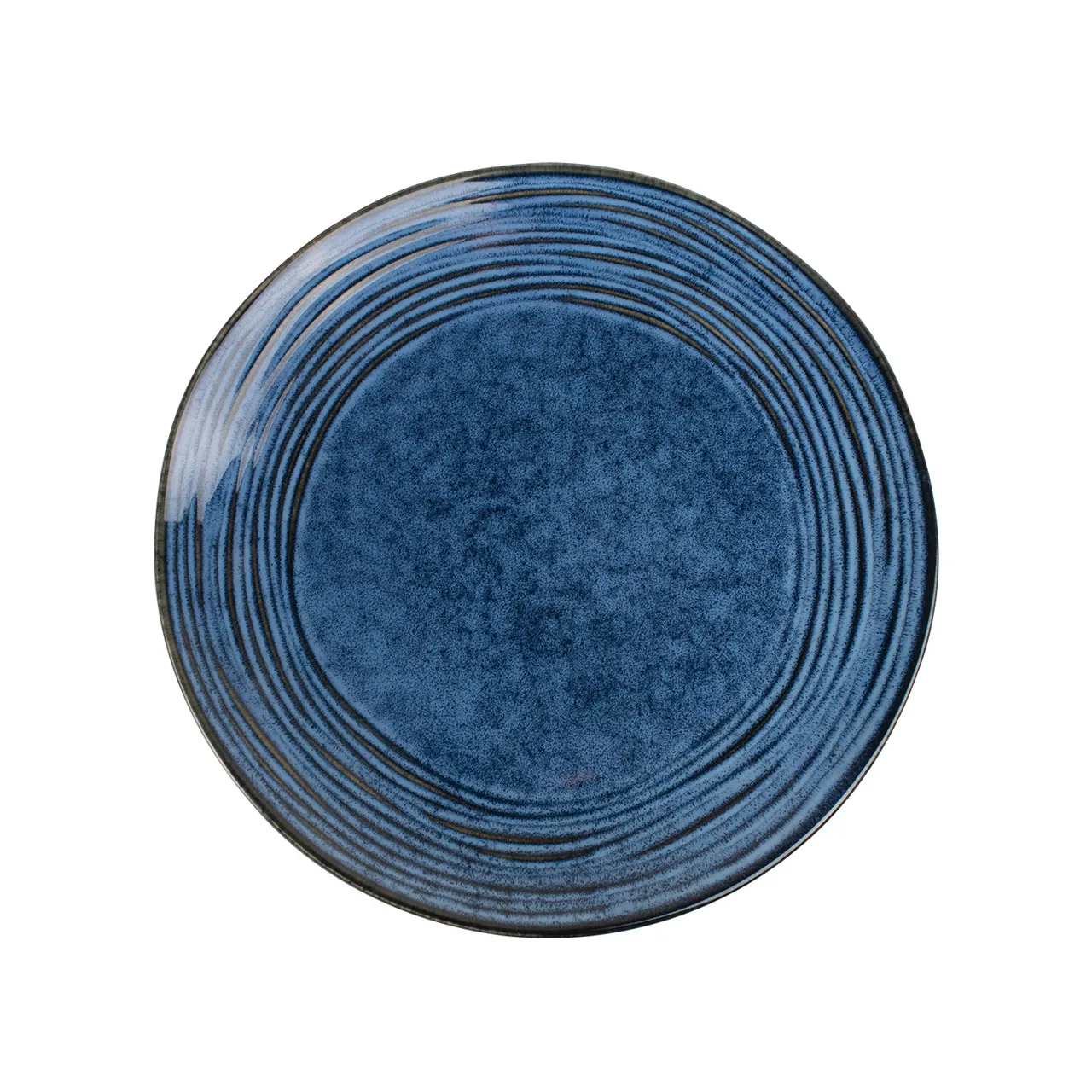 CAC China NEP-21 - Neptune Round China Plate, 12¼" Starry Night Blue/Black - Dozen