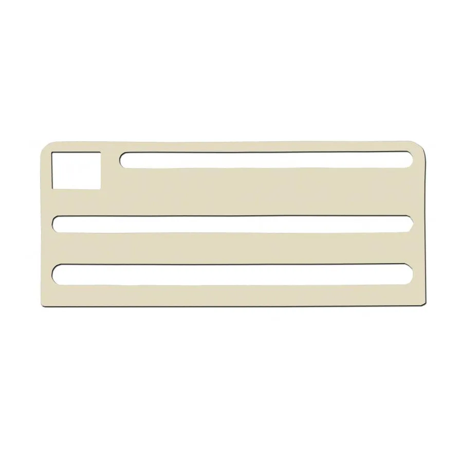 Omcan USA 12921 Tan Insert for Kitchen Knife Rack, Tan, Custom Fit for Knife Storage Holders