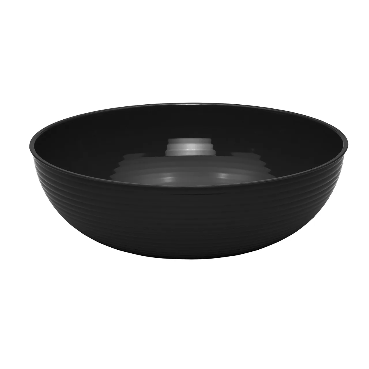 Cambro RSB23CW110 - 40 Quart Round Polycarbonate Bowl, 22.9" Diameter, Black, NSF, Dishwasher Safe