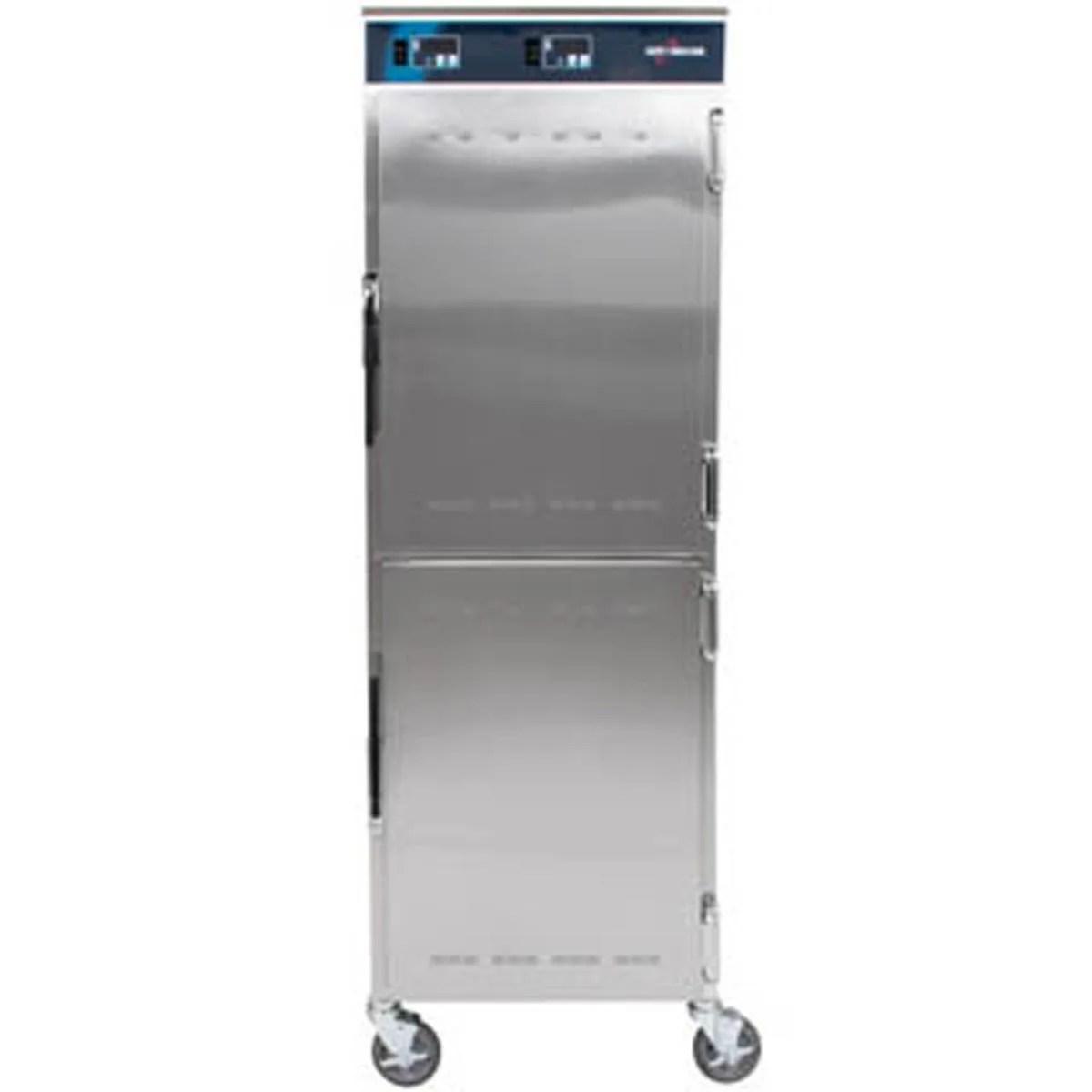 Alto-Shaam 1200-UP 2-Compartment Heated Holding Cabinet, 73"-78"H, Stainless Steel, Dutch Door, 16 Pan Capacity