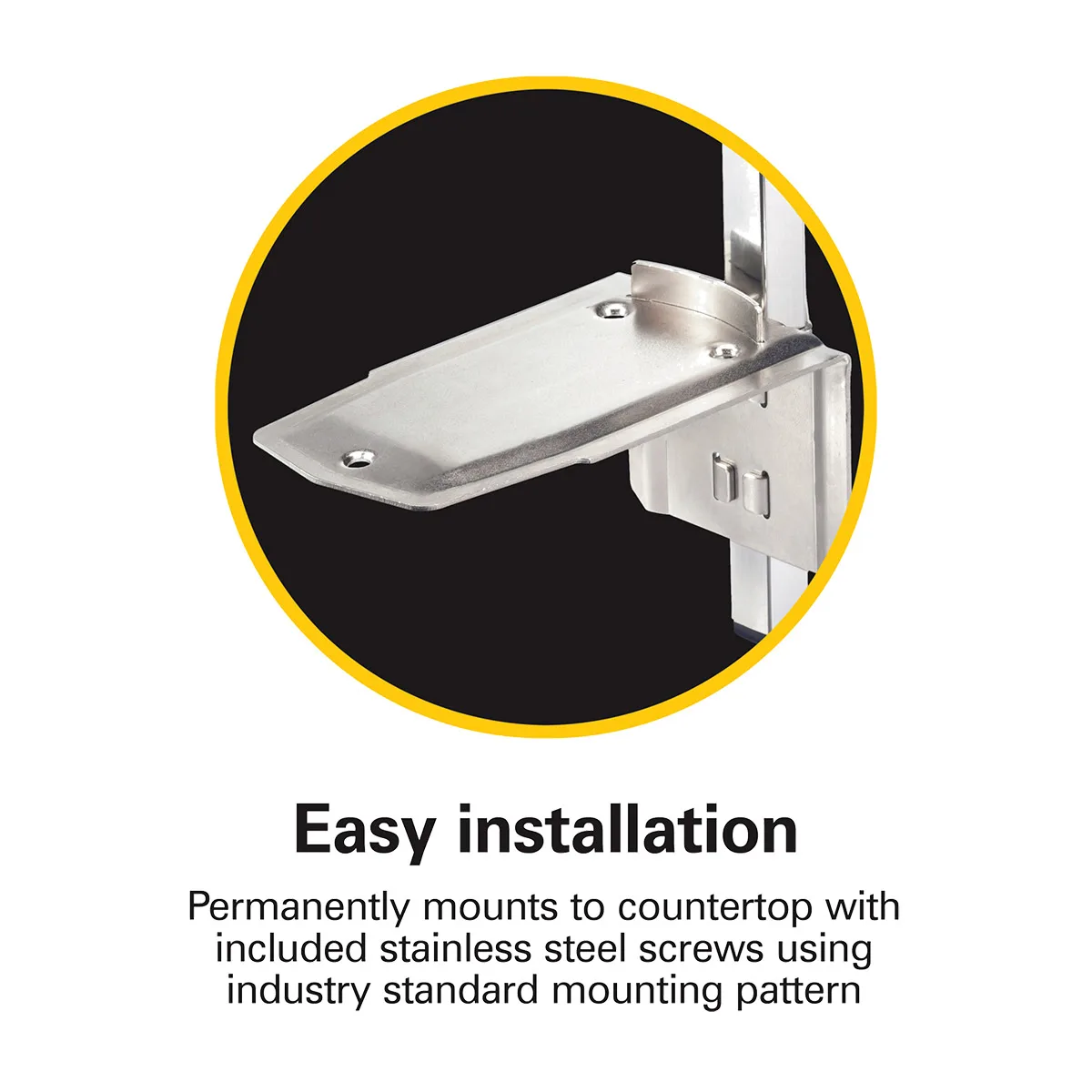 Hamilton Beach HCO500 Can Opener, Side-Cut, Table Mount, Permanent