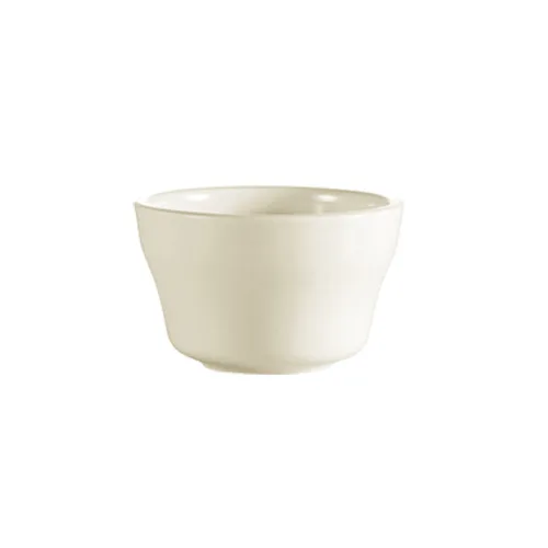 CAC China FR-46 Bouillon Cup, 6 oz (3‑7/8" Dia. x 2‑1/4" H), Stoneware, Oven/Microwave Safe - 1 Dozen