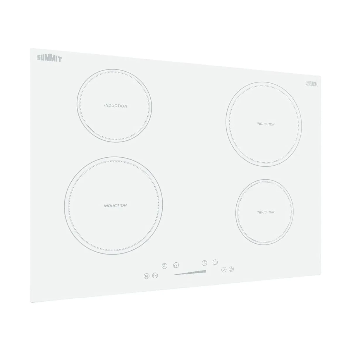 Summit SINC4B302W 30" W Drop-In Induction Range