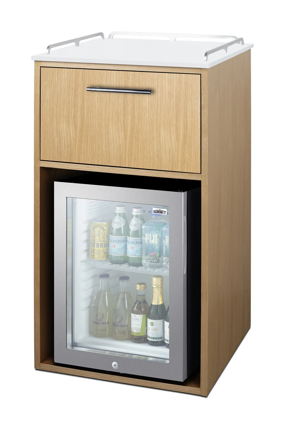 Summit QCSDR3OAK Reach-In Undercounter Refrigerator