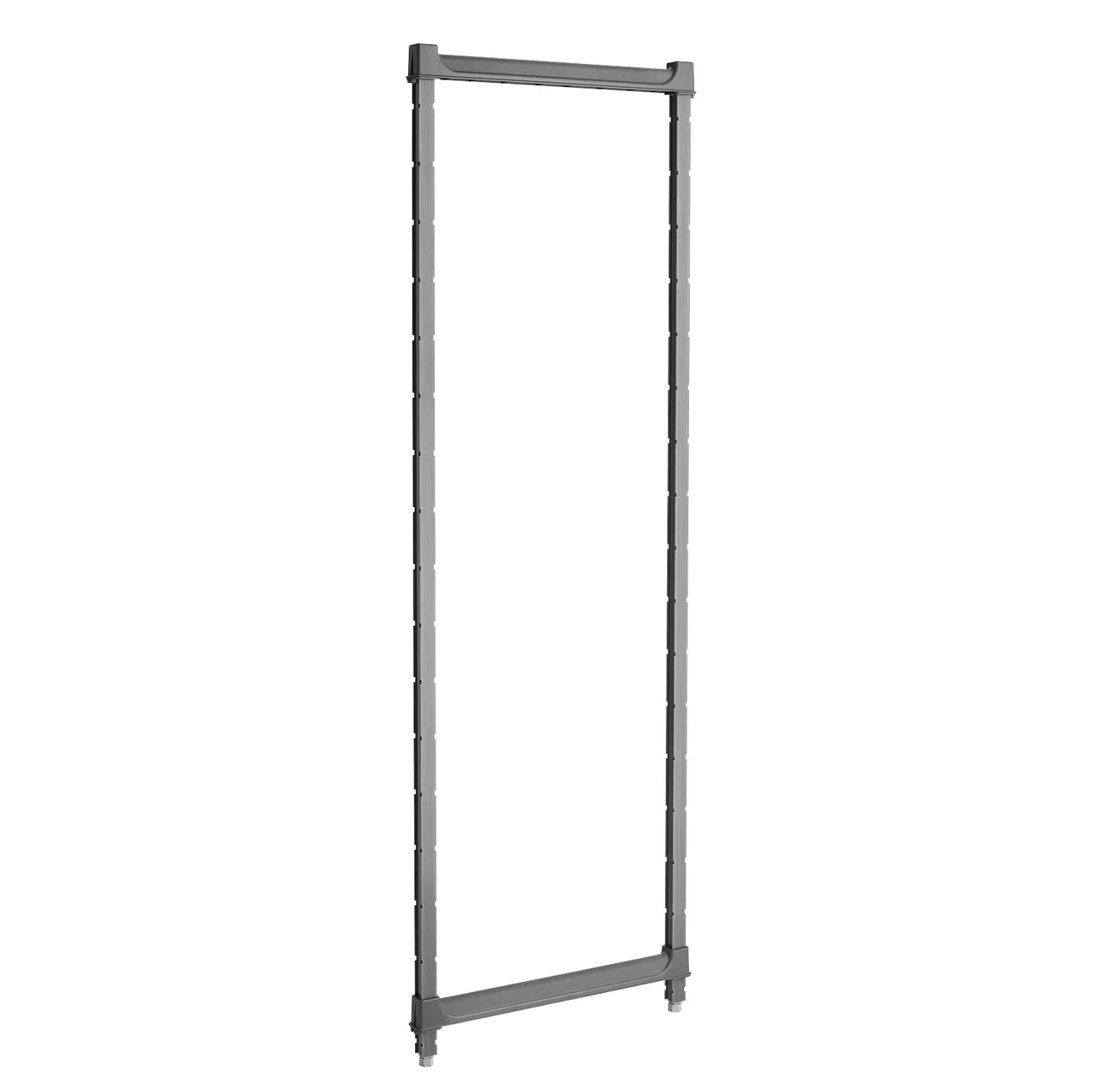 Cambro CBPK2172580 Camshelving Basics Plus Post Kit, 21"W, 72"H, Stationary, Plastic Finish, NSF, Brushed Graphite