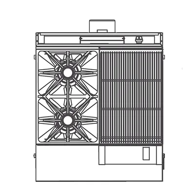 Southbend P32N-XC 32" Gas Heavy Duty Range w/ (2) Open Burners, 16" Charbroiler Right, Modular Base, 130.000 BTU