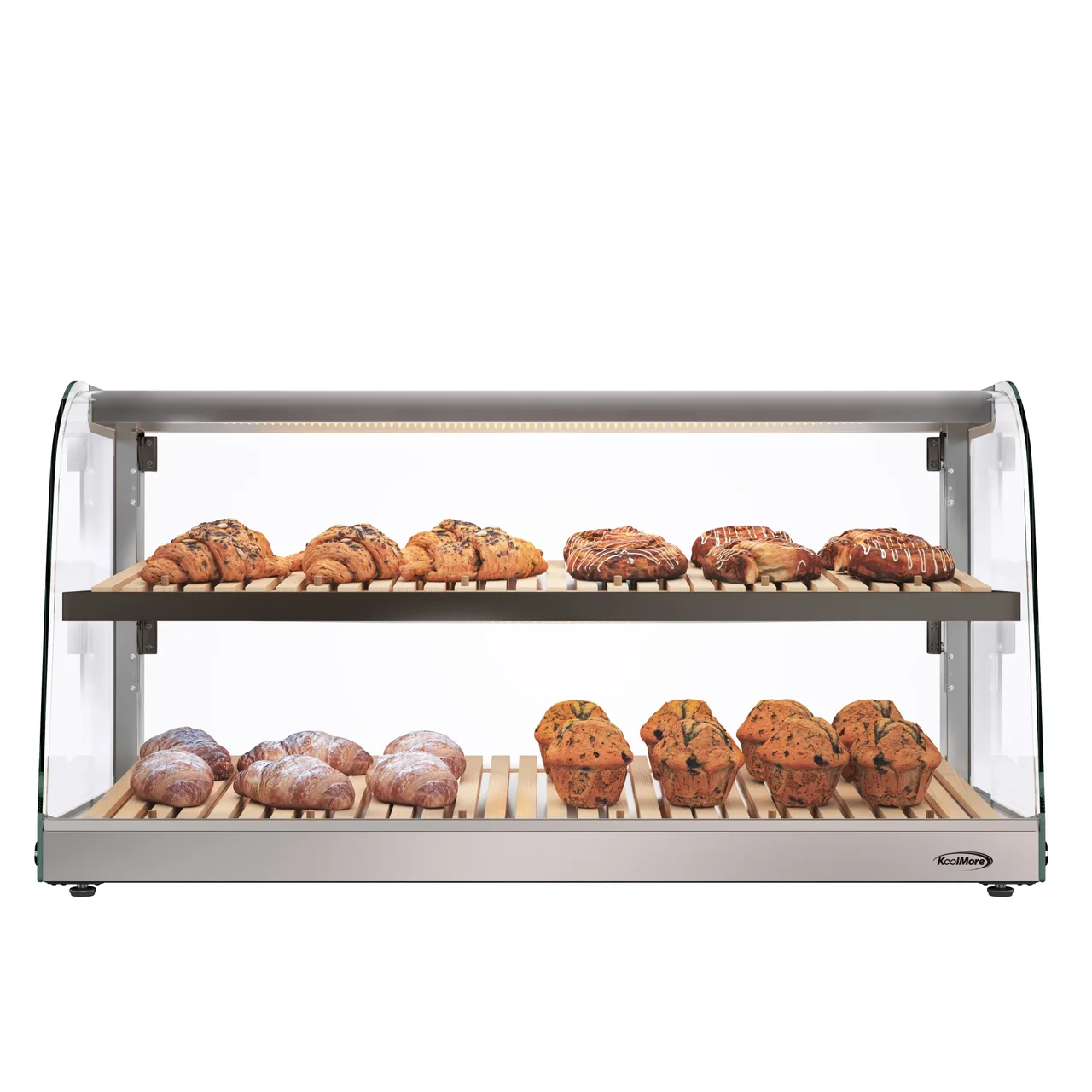 Koolmore DC-53C-B 38" Non-Refrigerated Countertop Display Case