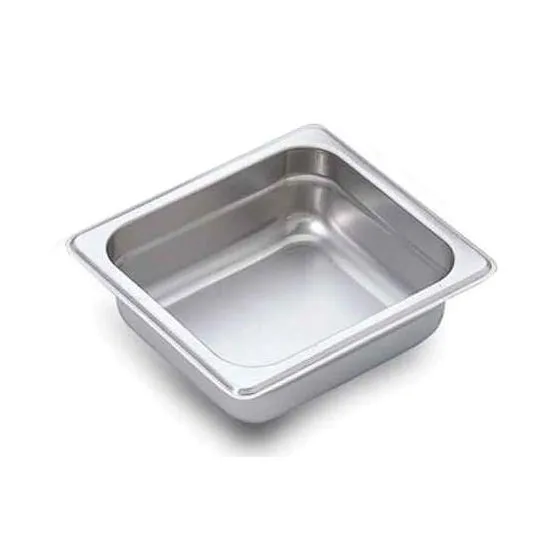 Omcan USA 80277 Steam Table Pan - 1/6 Size, 6-7/8" x 6-5/16" x 2-1/2" Stainless Steel, NSF