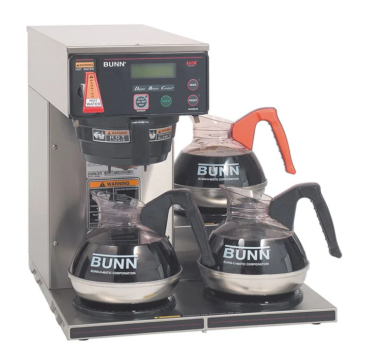 BUNN 38700.0009 Automatic Fill Coffee Brewer for Decanters With Hot Water Faucet, Plastic / Single