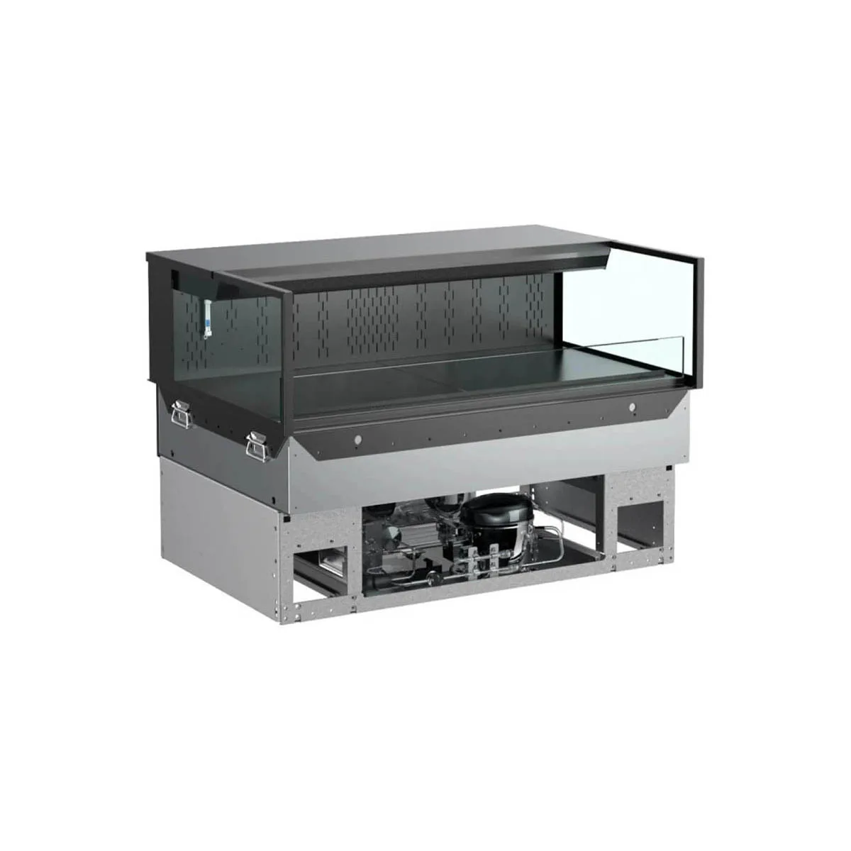 Structural Concepts NE4813RSSV 48" Reveal® Self-Service Refrigerated Slide In Counter Case