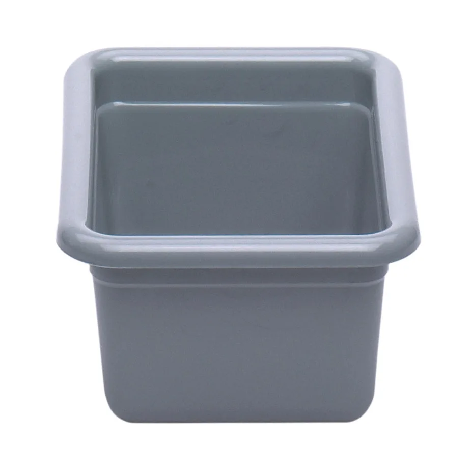 Cambro 912CBP180 Light Gray 9x12 Inch 1-Compartment Utility Box, Hi-Gloss Plastic