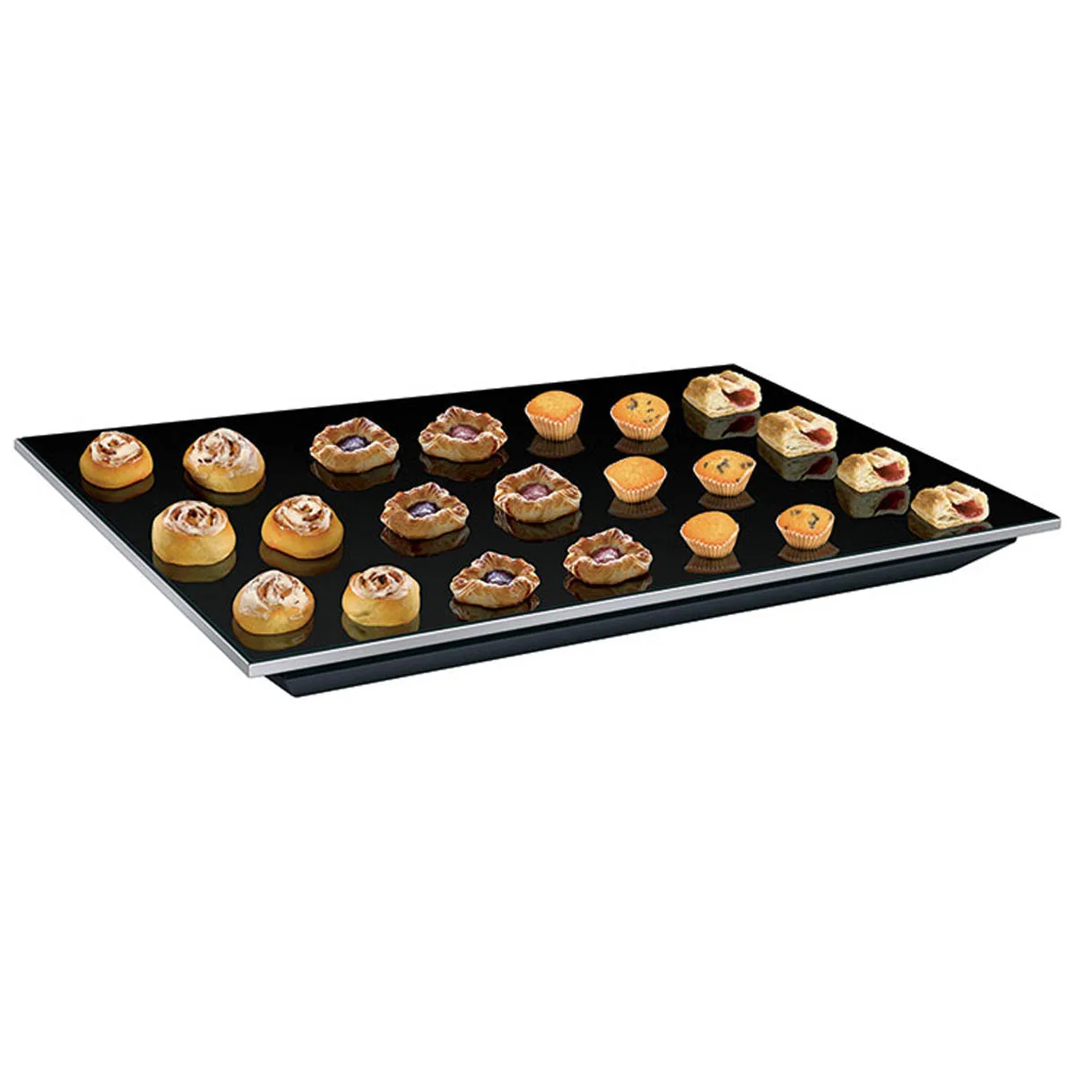 Hatco HBG-2418 Heated Black Glass Shelf, Portable, 24"L, Ceramic Glass Surface