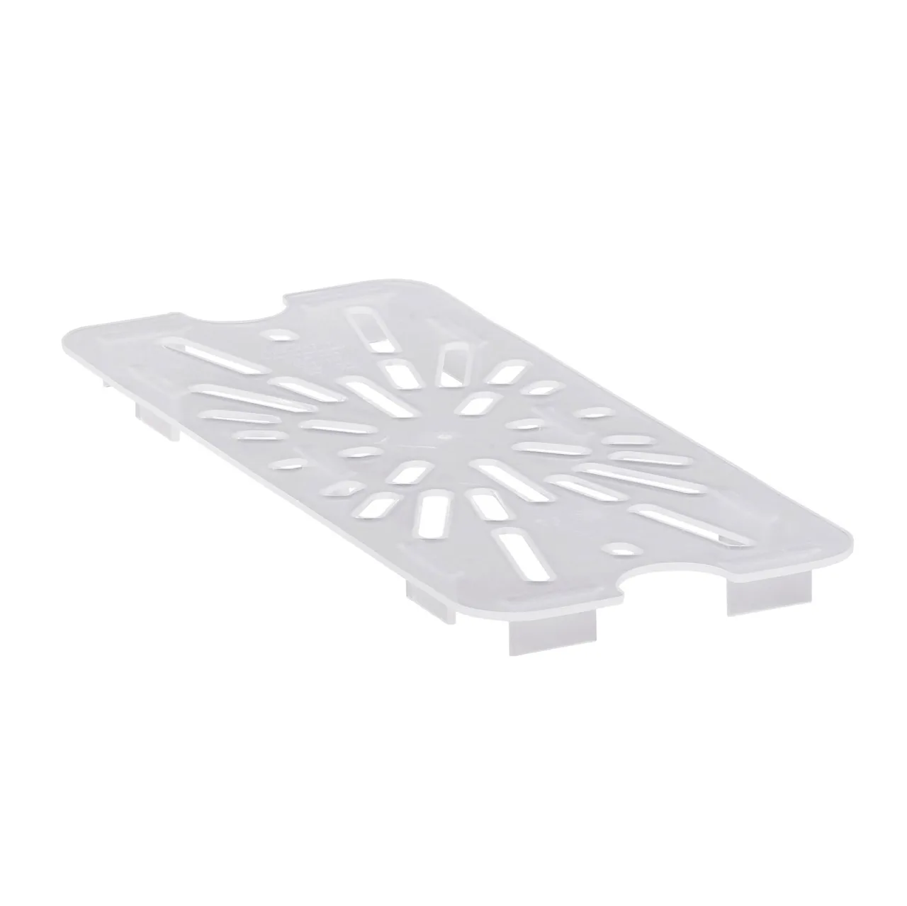 Cambro 30PPD190 Drain Shelf Pan, 1/3, Fits 32‑34‑36PP, Translucent Polypropylene, NSF
