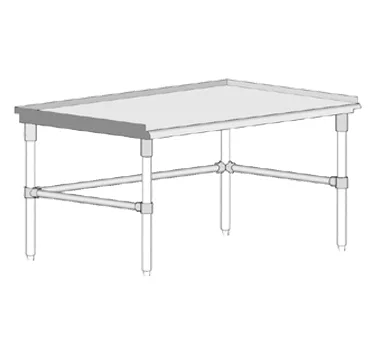 John Boos GS6-3015GBK Equipment Stand, 15"W X 30"D X 24"H