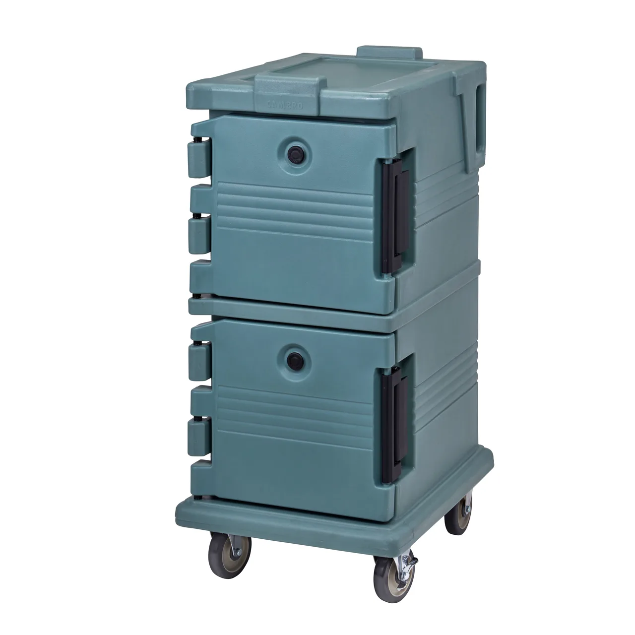 Cambro UPC600401 Ultra Camcart® Front Loading Slate Blue Insulated Food Pan Carrier w/ 8 Pan Capacity