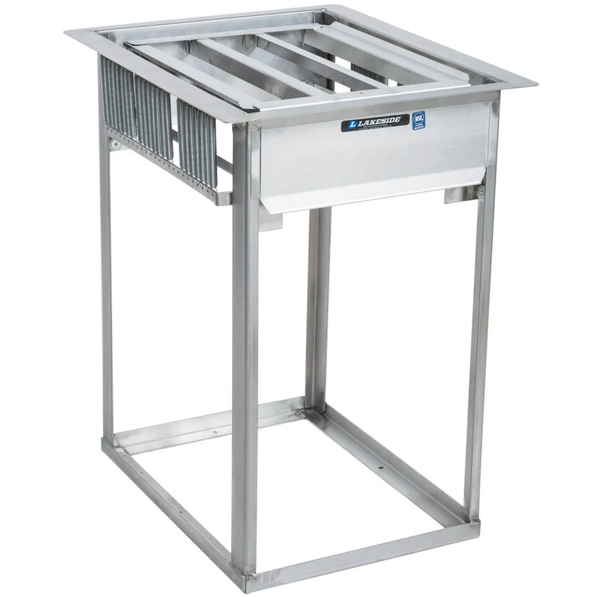 Lakeside 976 Tray Dispenser, Single, Drop-In, Self-Leveling, Open Frame