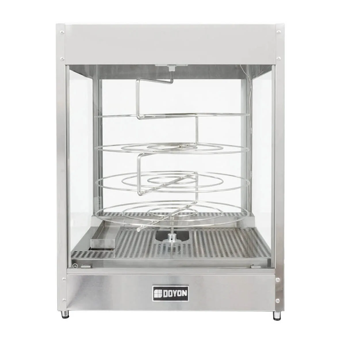 Doyon DRPR4S 22" Full Service Countertop Food Warmer/Display Case, 4 Shelves
