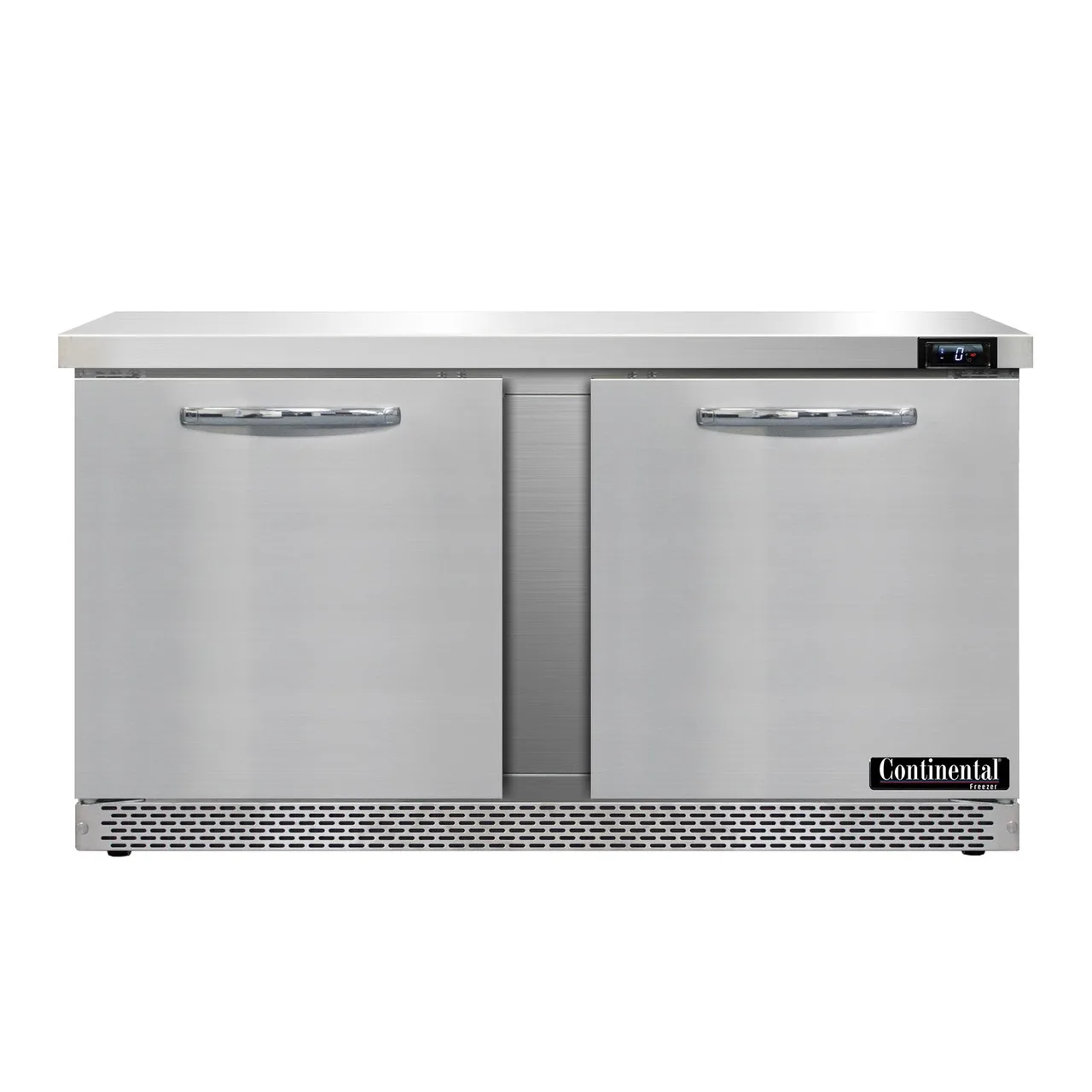 Continental Refrigerator SWF60N-FB 60" 2-Section Worktop Freezer w/ 2 Doors, 17 cu. ft.