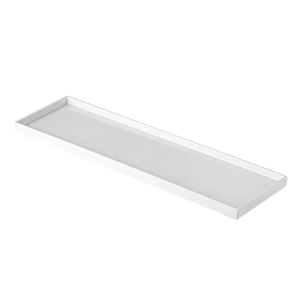 CAC China XSVA-RT92-W Serving Tray, 22-1/8" W × 6-3/4" D × 1" H, Rectangular, White China – 1 Dozen