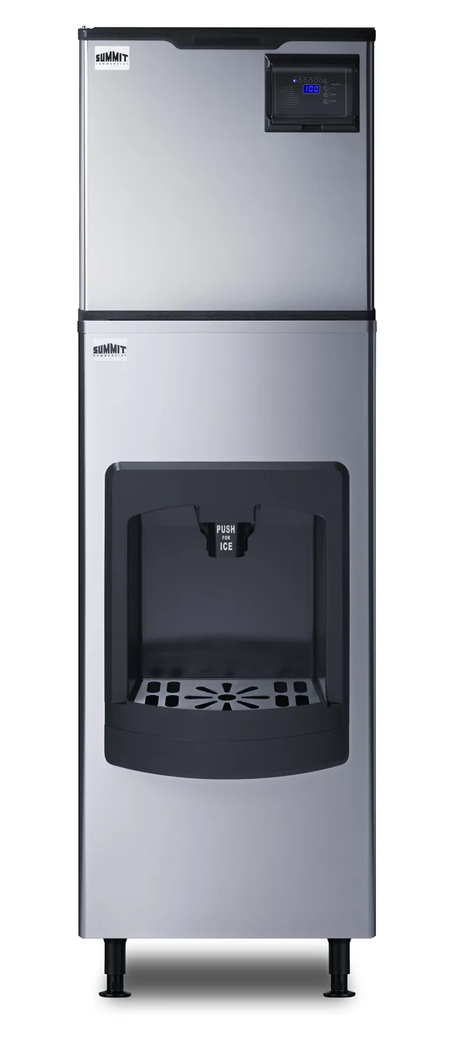 Summit BIM350KDISP Ice Maker, 23" Wide, 350 lb Output, 130 lb Bin, ENERGY STAR, 115V, Ice Control