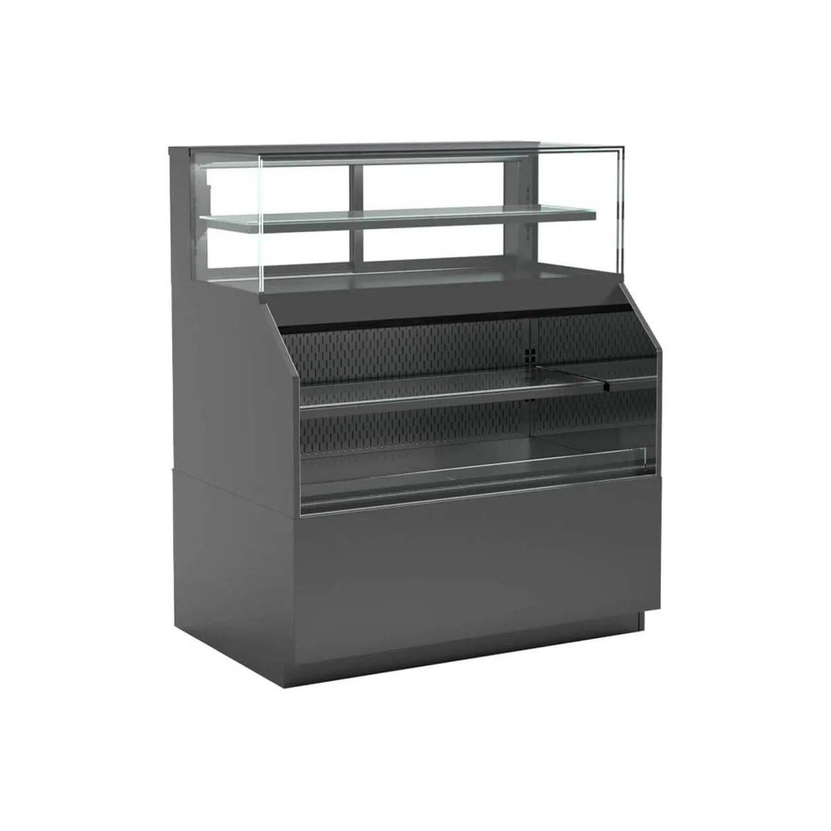 Structural Concepts NR4858RRSSV 48" Reveal Dual Service Dry / Refrigerated Bakery Case