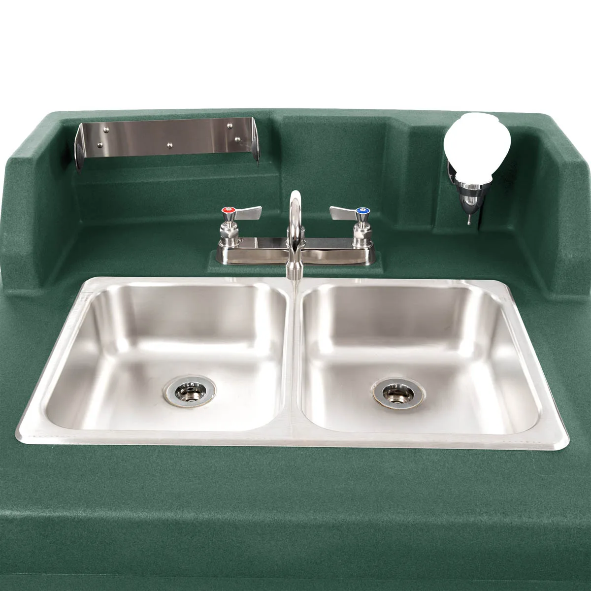 Cambro KSC402192 Camkiosk® Hand Sink Cart, with 2 Compartment Sink