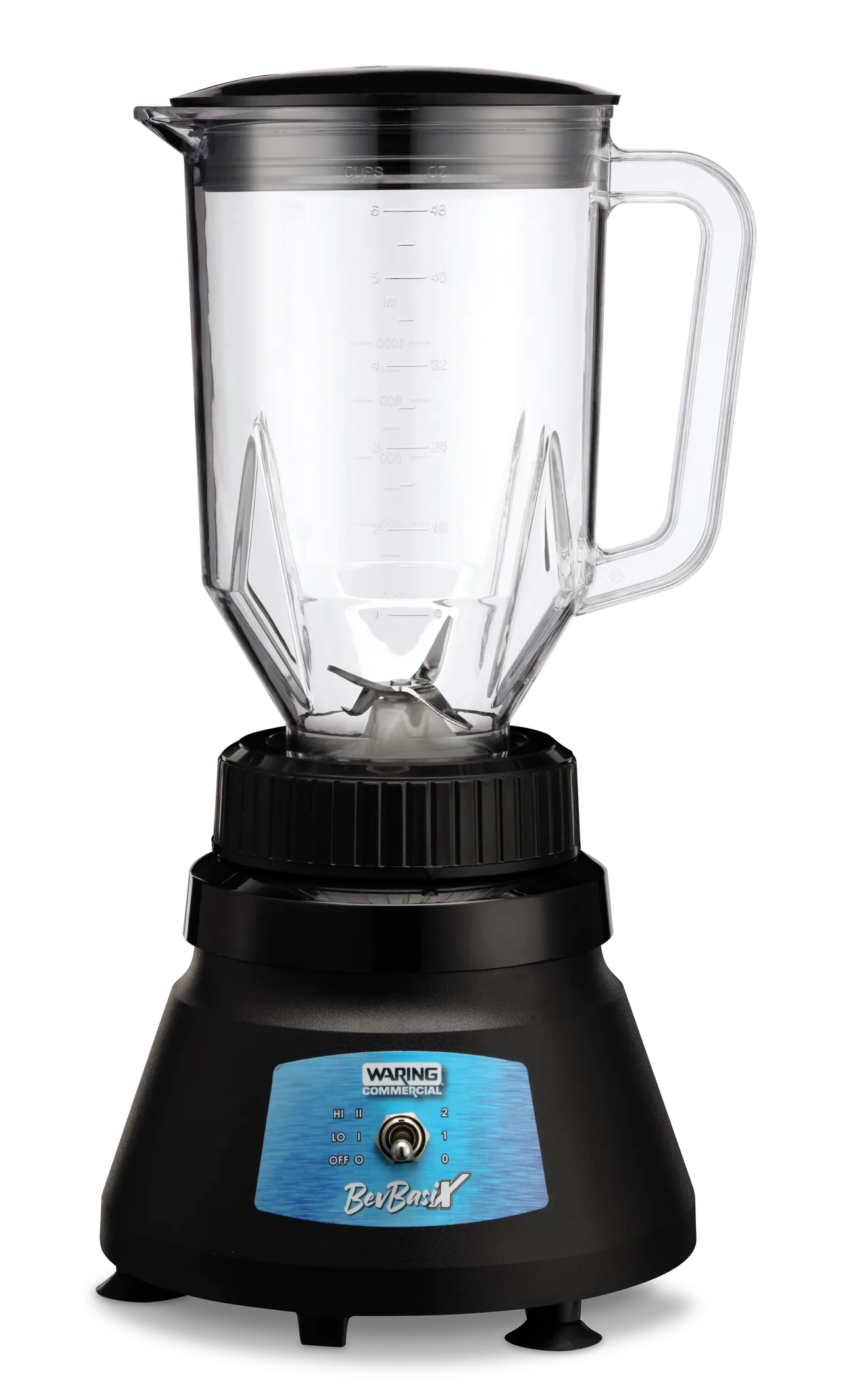 Waring BB145 Bevbasix Bar Blender, 48 Oz. Capacity, 2-Speed Motor
