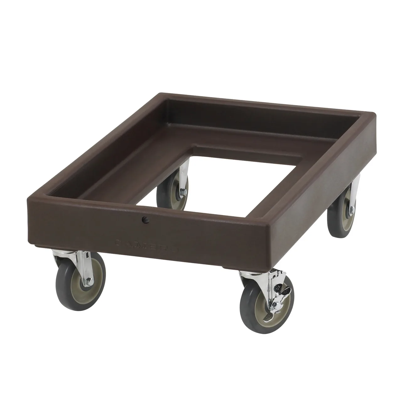 Cambro CD300131 Dark Brown Cambro Camcarrier Camdolly w/ 350 lb Capacity