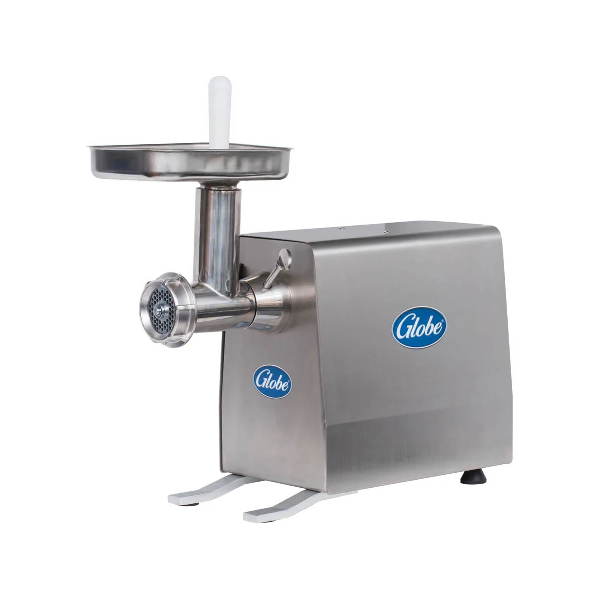 Globe GPD-H Power Drive Unit, 1 HP, 700 RPM, #12 Hub, Stainless Steel, 115V 60Hz 1-Ph, 6A, Interlock Switch
