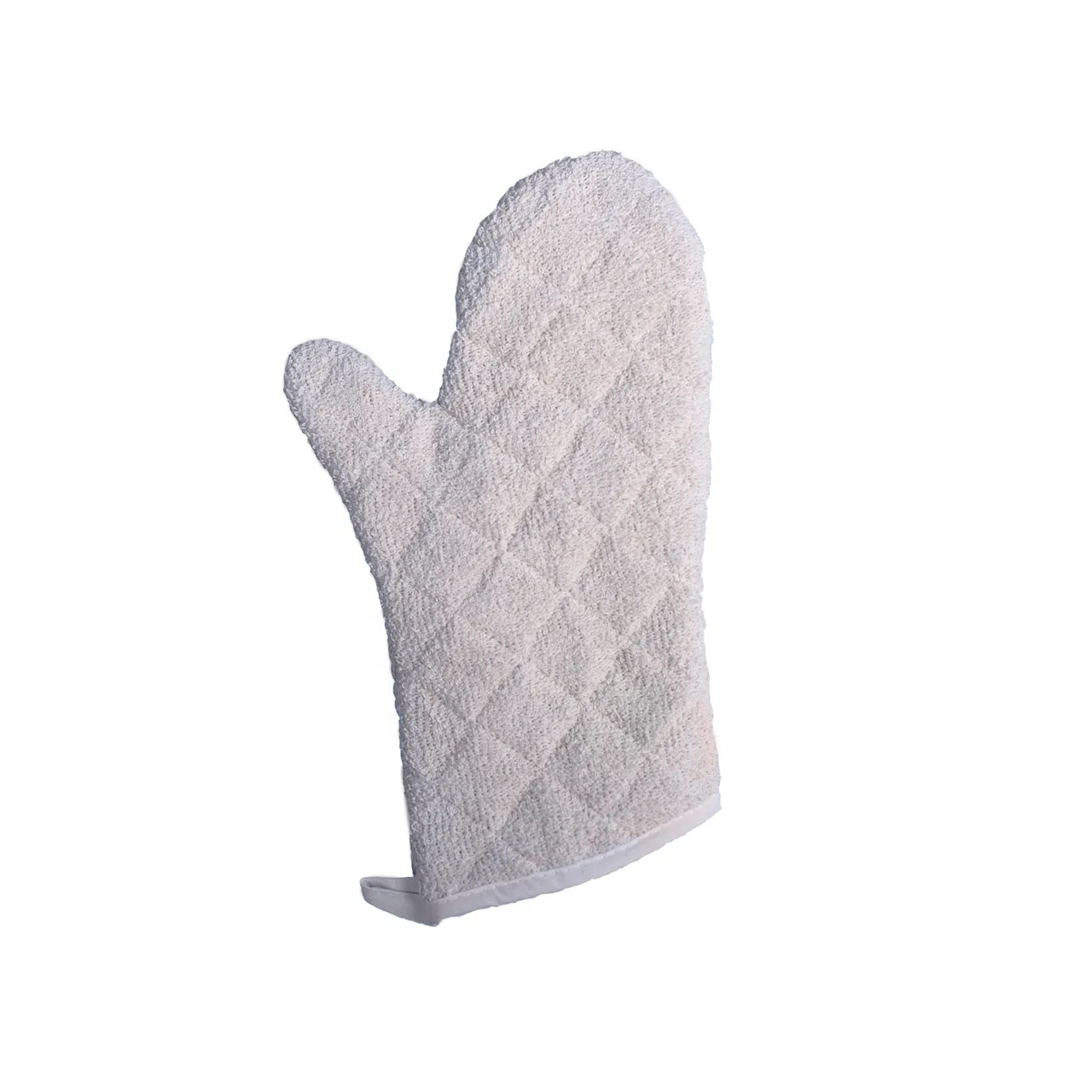 CAC China OMS3-13T Oven Mitt, 13", Terry Cloth, Silicone Lining, 100% Cotton