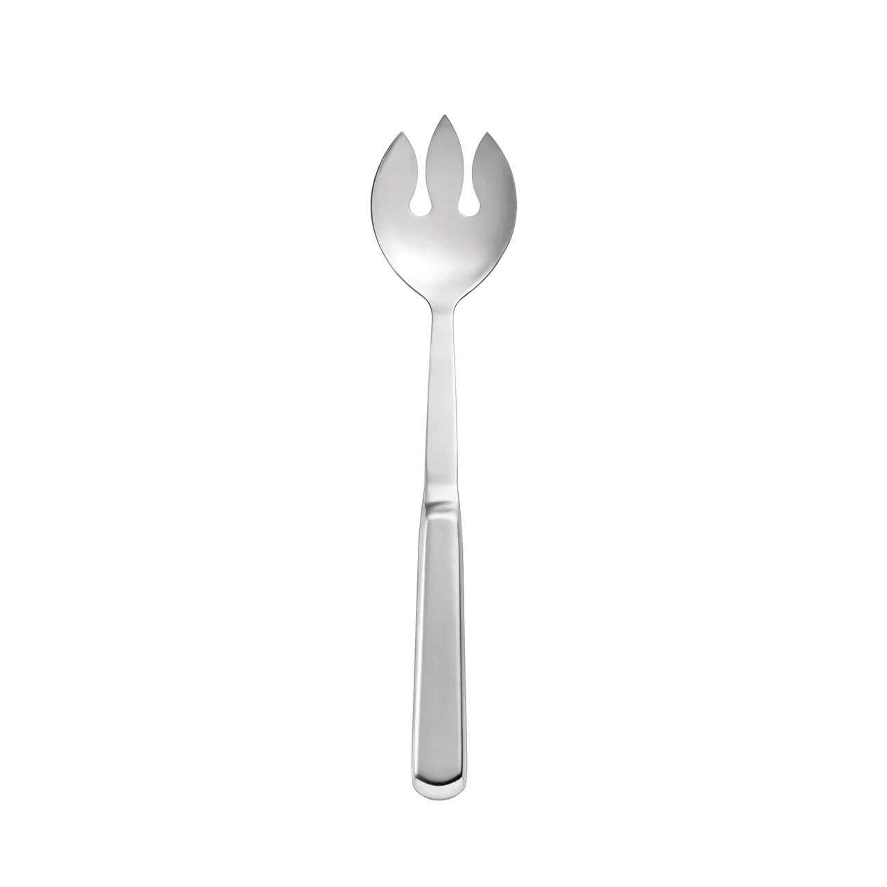 CAC China SBFH-SN03 Notched Serving Spoon, 11.75"L, Stainless Steel, Mirror Finish