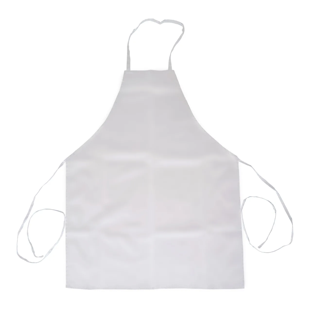 Thunder Group CA3226WH Chef Regalia Bib Aprons, 32" X 26", Full-Length Without Pocket, 65/35 Poly/Cotton