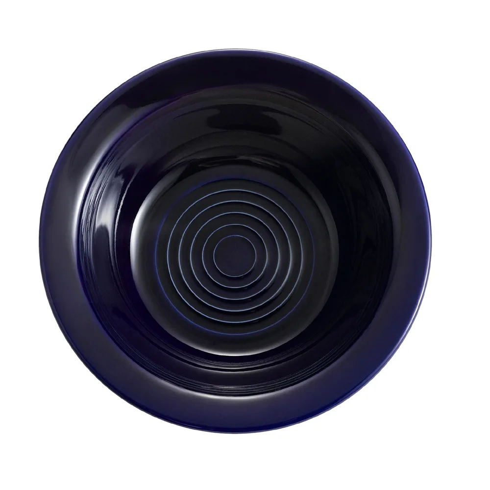 CAC China TG-10-CBU Tango Grapefruit Bowl 13 Oz., 6-5/8" dia. x 2" H Porcelain Cobalt Blue - Dozen