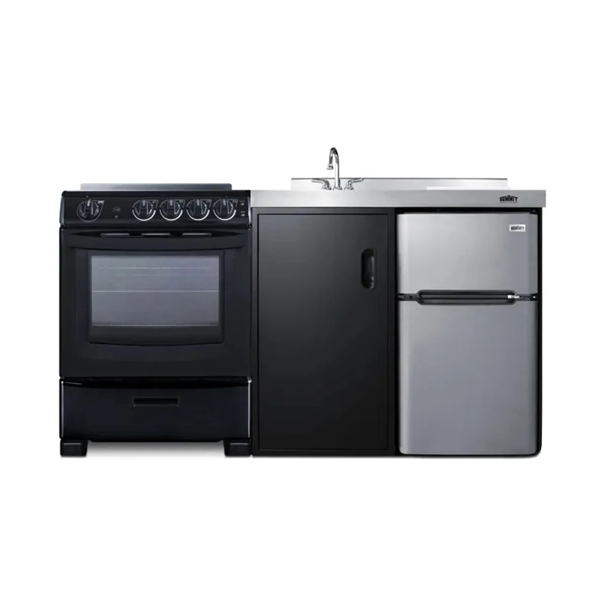 Summit ACK63ELSTB All-In-One Combination Kitchenette