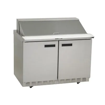 Delfield 4448NP-18M 48" Mega Top Sandwich / Salad Prep Table w/ 2 Doors, 18 Pans