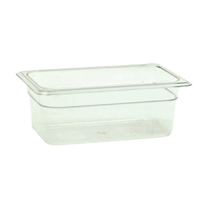 Thunder Group PLPA8144 Food Pan, 1/4 Size, 4" Deep, Shatter And Scratch Resistant