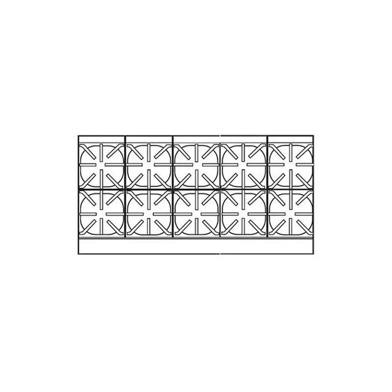 Imperial IR-10-SU-C 60" Gas Restaurant Range, (10) Open Burners w/ 5 Step-Up, (1) Standard Oven, (1) Convection Oven, 385.000 BTU