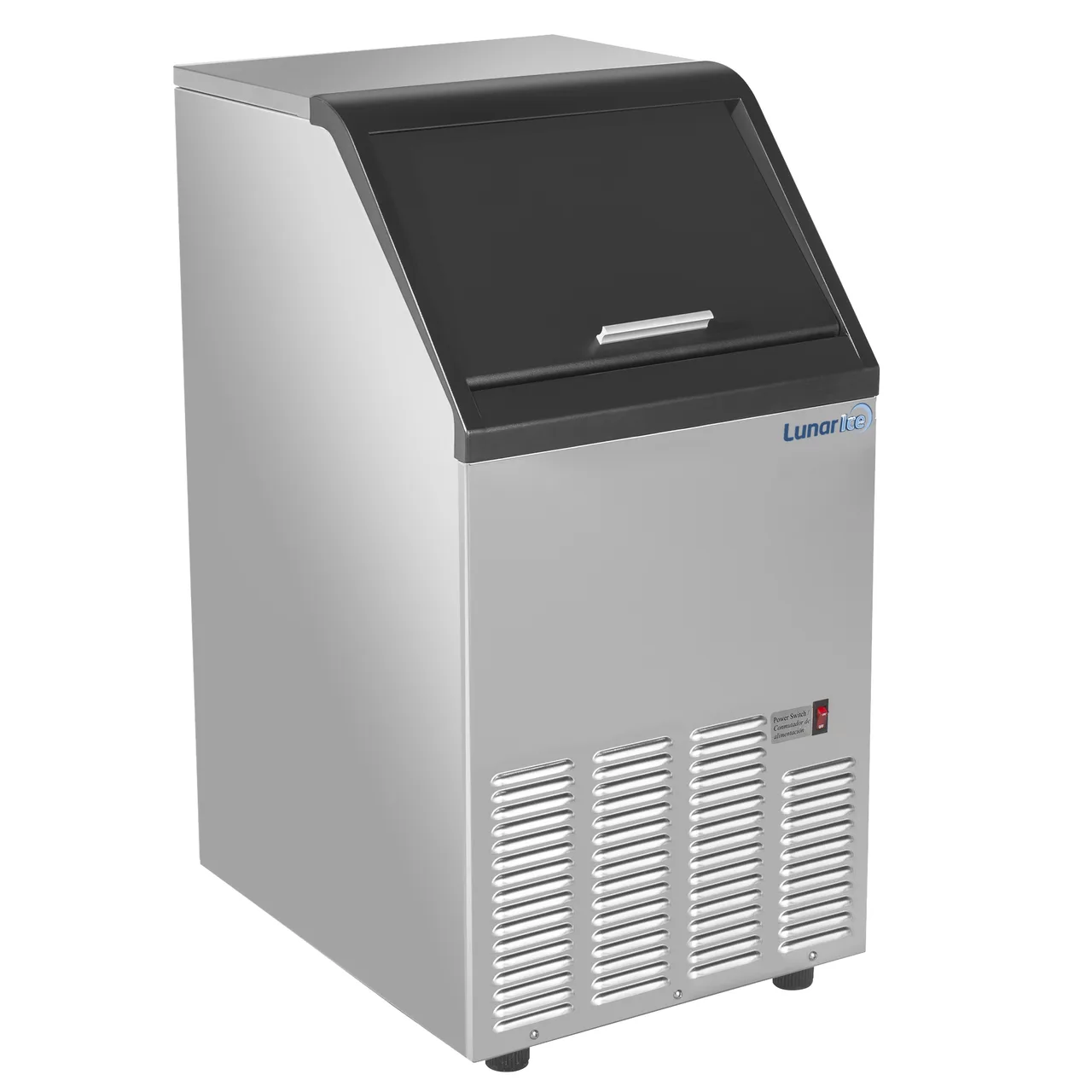 Adcraft LUIM-80 21" Air Cooled Full Cube 80 lb Undercounter Ice Machine with 25 lb Bin