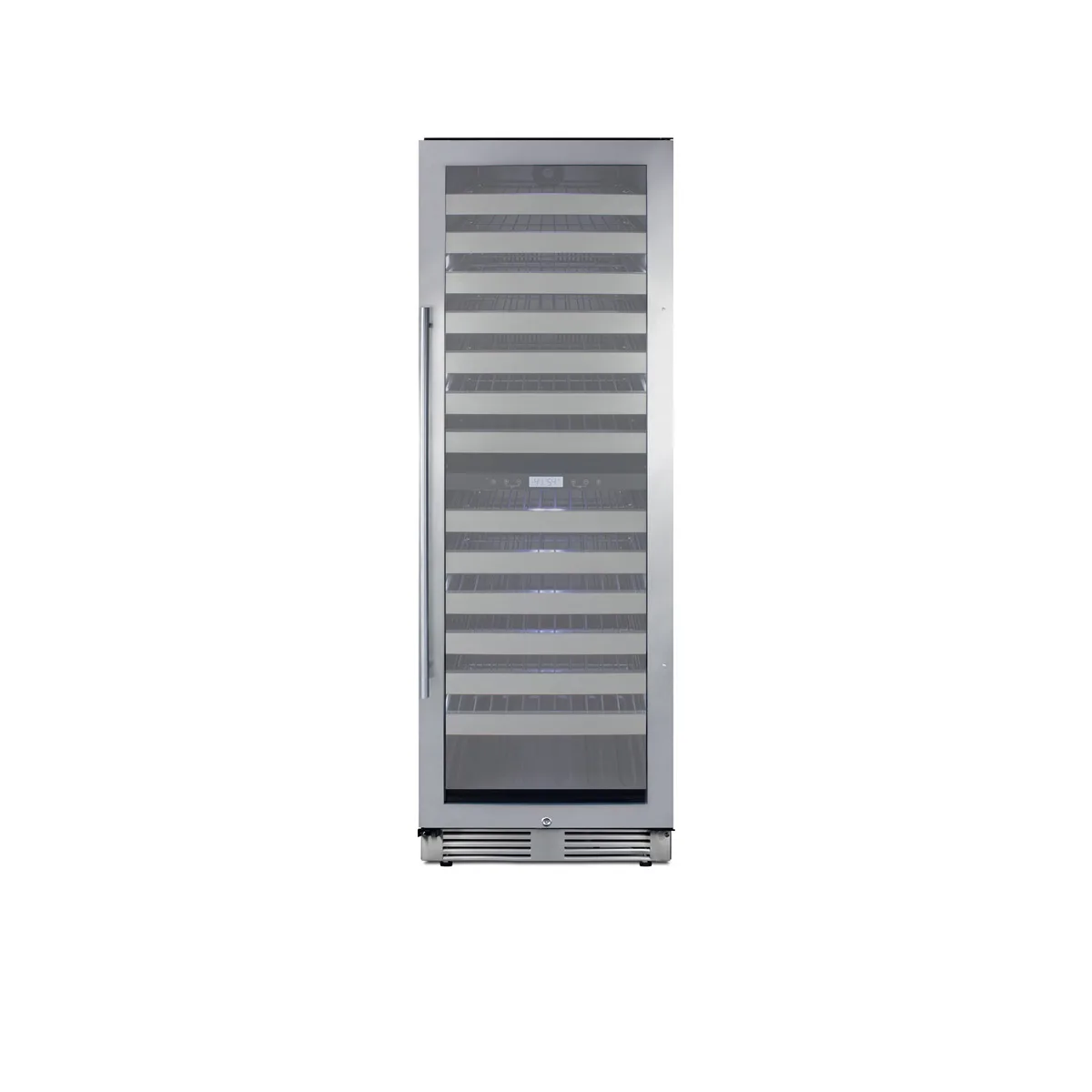Summit SWCP2163 24" Glass Door Wine Refrigerator, Dual Temperature, 163 Bottles
