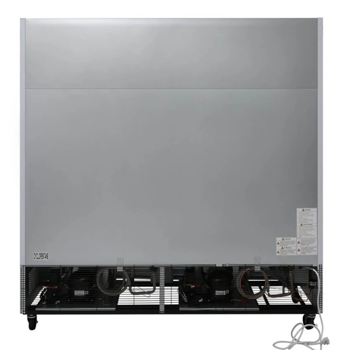 Turbo Air TGF-72FB-N 81" 3 Glass Door Freezer Merchandiser, White or Black, 58.45 cu. ft.