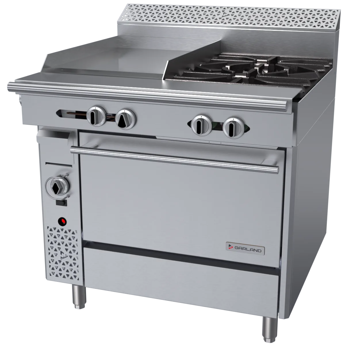Garland US Range C36-4-1C Garland Cuisine Series Heavy Duty Range, Gas, 36"