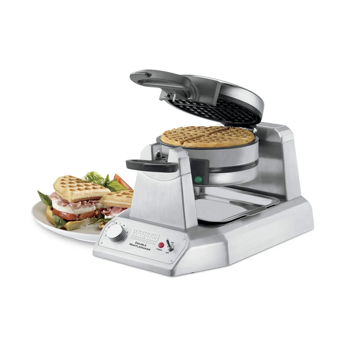 Waring WWD200 Classic Waffle Maker, Double, Up To (60) 7" Diameter