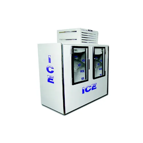 Howard-McCray ICB-2-GL-L 96" Indoor Ice Merchandiser w/ Glass Door, Auto Defrost, 85 cu. ft.