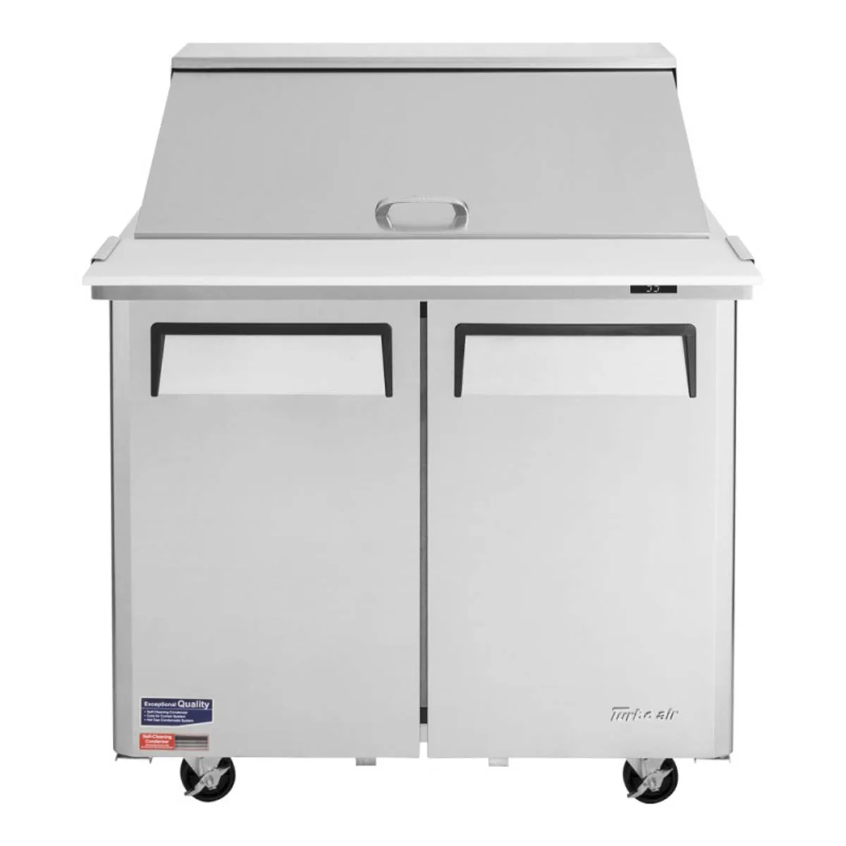 Turbo Air MST-36-15-N6 36" Mega Top Sandwich/Salad Prep Table w/ 2 Doors, 15 Pans