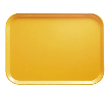 Cambro 1216171 Camtray Rectangular Tray, 12" x 16-5/16" Fiberglass, Tuscan Gold NSF Dishwasher Safe