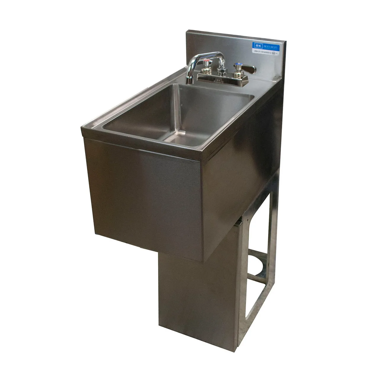 BK Resources UBB-18-1014HS-P-G Underbar Sink Units, 1 Compartment without Drainboard
