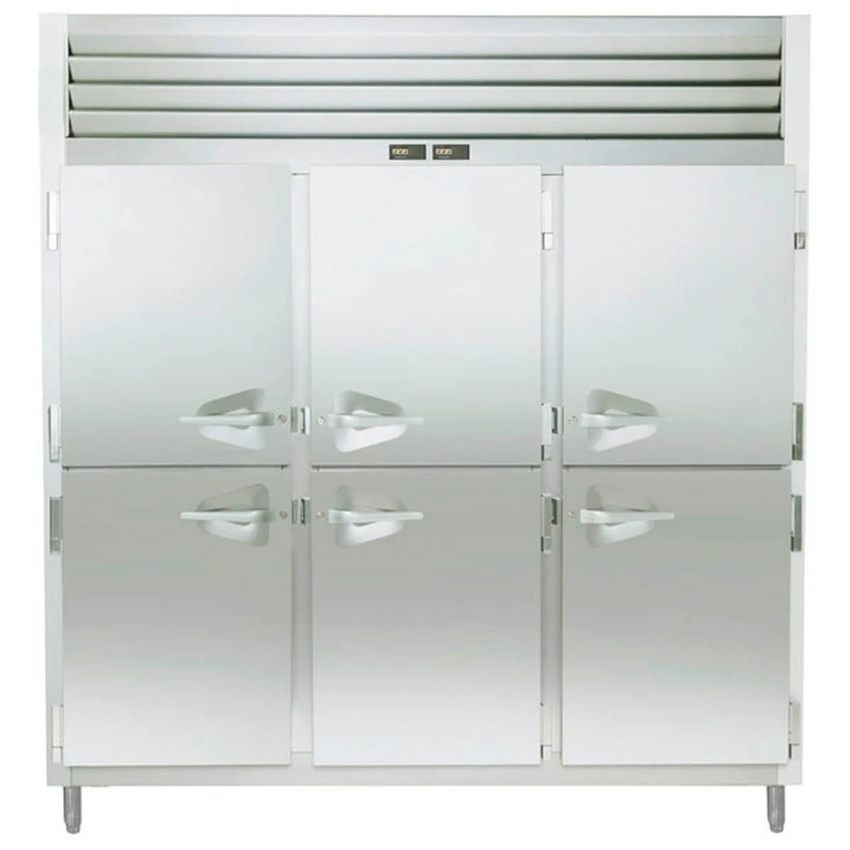 Traulsen ADT332WUT-HHS 86" 3-Section Reach-In Refrigerator Freezer Combo w/ 6 Half Solid Doors