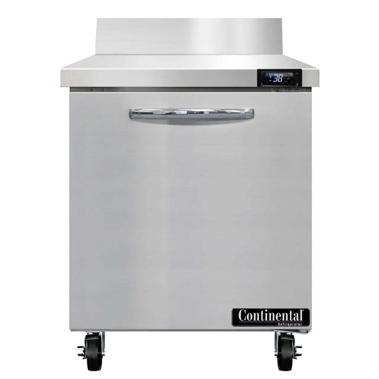 Continental Refrigerator SW27NBS 27" 1-Section WorkTop Refrigerator w/ 1 Door, 7.4 cu. ft.